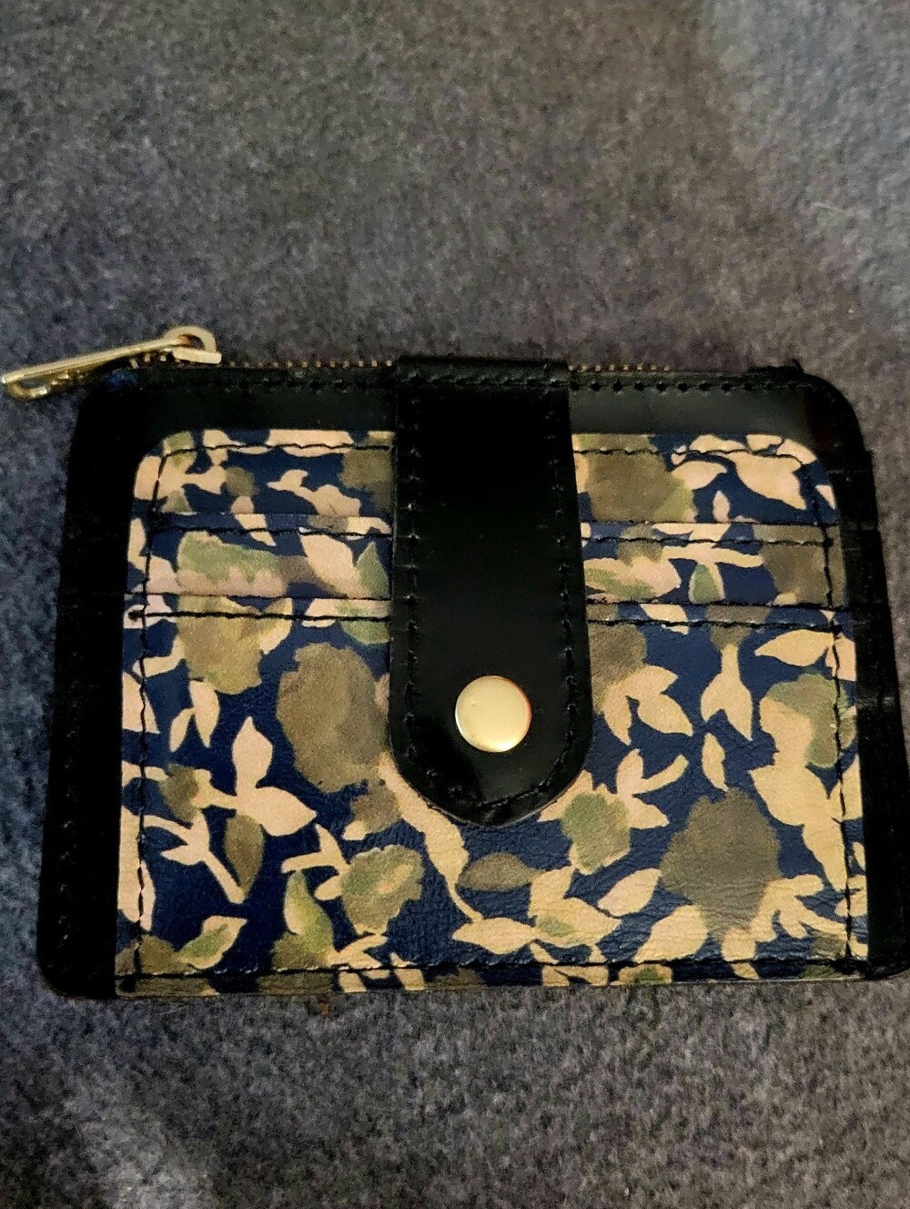 Patricia Nash Cassis ID Case Olive Groves Leather Wallet P567565